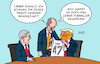 Cartoon: Berufswunsch (small) by Erl tagged politik,g7,bundeskanzler,merz,geschenk,trikot,nationalmannschaft,trump,usa,politiker,besser,fußballer,karikatur,erl