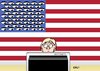 Cartoon: Big Barack is watching you (small) by Erl tagged usa,präsident,barack,obama,internet,daten,sammeln,beobachtung,big,brother