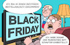 Cartoon: Black Friday (small) by Erl tagged politik,handel,marketing,black,friday,rabatt,kaufen,online,bestellen,einbestellen,botschafter,russland,karikatur,erl