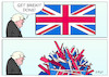 Cartoon: Brexit done (small) by Erl tagged politik,brexit,done,austritt,großbritannien,gb,uk,eu,premierminister,boris,johnson,brexiteers,lügen,zukunft,freiheit,scherbenhaufen,spaltung,zerrissenheit,flagge,karikatur,erl