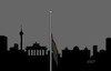 Cartoon: CSD (small) by Erl tagged politik,berlin,csd,christopher,street,day,anschlag,islamismus,auto,tod,trauer,regenbogen,flagge,halbmast,karikatur,erl