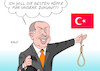 Cartoon: Erdogan II (small) by Erl tagged türkei,putsch,versuch,präsident,erdogan,säuberung,verhaftungen,militär,presse,journalisten,bildungssystem,lehrer,polizei,justiz,einschnitt,pressefreiheit,meinungsfreiheit,grundrechte,umbau,demokratie,präsidialsystem,autokratie,alleinherrschaft,sultan,gefängnis,volk,spaltung,karikatur,erl