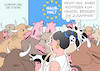 Cartoon: EU-Haushalt (small) by Erl tagged politik,eu,haushalt,brexit,sparen,investieren,geld,mitglieder,uneinigkeit,sparschwein,europa,stier,stiere,kuhhandel,karikatur,erl