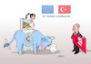 Cartoon: EU-Türkei-Gespräche (small) by Erl tagged eu,europa,stier,gespräche,türkei,beitritt,positionen,präsident,erdogan,putsch,versuch,säuberung,verhaftungen,präsidialsystem,demokratie,gewaltenteilung,menschenrechte,meinungsfreiheit,pressefreiheit,streichung,geld,stierkampf,karikatur,erl