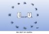 Cartoon: EU (small) by Erl tagged eu,europa,union,gemeinschaft,euro,währung,schulden,krise,rechtspopulismus,nationalismus,egoismus,rückzug,grenzen,grenzkontrolle,schengen,abkommen