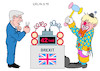 Cartoon: EU Brexit (small) by Erl tagged politik,brexit,großbritannien,eu,boris,johnson,jean,claude,juncker,zeitbombe,entschärfung,clown,karikatur,erl