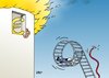 Cartoon: Euro-Rettung (small) by Erl tagged euro,schulden,krise,rettung,gipfel,treffen,kreis,hamsterrad,feuer,feuerwehr,leiter,schlauch,wasser,eu,europa