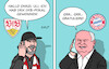 Cartoon: Familie Hoeneß (small) by Erl tagged politik,sport,fußball,dfb,pokal,sieger,vfb,stuttgart,trainer,sebastian,hoeneß,neffe,onkel,uli,bayern,münchen,karikatur,erl