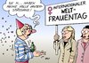 Cartoon: Frauentag (small) by Erl tagged frauentag,international,welt,frau,unterstützung,mann,wenig,karneval,fasching,fasnacht,alkohol,betrunken