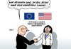 Cartoon: Freihandelsabkommen (small) by Erl tagged freihandelsabkommen,usa,eu,verhandlungen,freihandelszone,geheimdienste,skandal,überwachung,abhören,daten,datenschutz,hörensagen