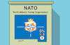 Cartoon: Fünf Prozent (small) by Erl tagged politik,nato,trump,erhöhung,ausgaben,fünf,prozent,verteidigung,aggression,putin,karikatur,erl