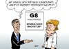 Cartoon: G8 CDU (small) by Erl tagged g8,gipfel,industrienationen,schuldenkrise,usa,eu,wachstum,sparen,sparkurs,präsident,obama,bundeskanzlerin,merkel,cdu,entlassung,rauswurf,röttgen,nrw,wahl,verpatzt,partei,rumoren,unruhe