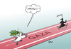 Cartoon: Gazastreifen (small) by Erl tagged nahost,krieg,israel,hamas,palästinenser,gaza,gewalt,feuerpause,frieden,tod,sensenmann,friedenstaube,laufbahn