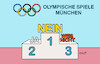 Gold Silber Bronze II (small) Cartoon: Gold Silber Bronze II (small) by Erl tagged politik,olympia,olympische,spiele,sommerspiele,münchen,bewerbung,befragung,einwohner,gold,silber,bronze,karikatur,erl