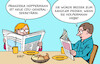 Cartoon: Hoppermann (small) by Erl tagged politik,cdu,personal,umbau,generalsekretärin,franziska,hoppermann,kanzler,merz,agieren,kanzlerschaft,holprig,karikatur,erl