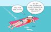 Cartoon: In der Ostsee (small) by Erl tagged politik,wetter,hitze,sonne,schatten,baden,meer,schattenflotte,russland,karikatur,erl