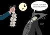 Cartoon: Inflation (small) by Erl tagged politik,finanzen,geld,inflation,ezb,erhöhung,leitzins,energiekrise,preistreiber,energiepreise,sinken,knoblauch,vampir,blutsauger,schrumpfen,karikatur,erl