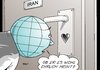 Cartoon: Iran (small) by Erl tagged iran,atomprogramm,präsident,ruhani,reformer,diplomatie,charme,charmeoffensive,westen,welt,erde,skepsis,beobachtung,schlüsselloch,herz,ehrlichkeit