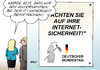 Cartoon: IT-Sicherheit (small) by Erl tagged it,sicherheit,gesetz,deutscher,bundestag,deutschland,hacker,angriff,hackerangriff,cyberattacke,internet,schadsoftware,trojaner,cyberwar,cyberkrieg,bock,zum,gärtner,karikatur,erl
