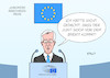 Cartoon: Juncker (small) by Erl tagged politik,eu,europäische,union,kommission,kommissionspräsident,jean,claude,juncker,amtszeit,ende,rede,abschied,abschiedsrede,brexit,juxit,karikatur,erl