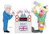 Cartoon: Juncker und Johnson (small) by Erl tagged politik,brexit,großbritannien,eu,boris,johnson,jean,claude,juncker,zeitbombe,entschärfung,clown,karikatur,erl