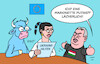 Cartoon: Keine Marionette (small) by Erl tagged politik,eu,gipfel,blockade,ungarn,orban,hilfen,ukraine,krieg,putin,marionette,handpuppe,europa,stier,karikatur,erl