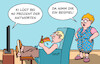 Cartoon: KI lügt (small) by Erl tagged politik,ai,ki,künstliche,intelligenz,studie,antworten,fehlerhaft,lüge,ehepaar,mann,frau,karikatur,erl