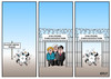 Cartoon: Koalition (small) by Erl tagged flüchtlinge,deutschland,regierung,koalition,cdu,csu,spd,merkel,seehofer,gabriel,streit,einigung,de,maiziere,karikatur,erl