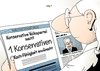 Cartoon: Konservative (small) by Erl tagged konservativ,volkspartei,cdu,koch,roland,rücktritt,rückzug,lücke