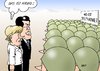Cartoon: Krieg (small) by Erl tagged merkel,guttenberg,besuch,afghanistan,krieg,soldat,politiker,verteidigungsminister,frau,stephanie