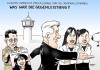 Cartoon: Männer (small) by Erl tagged clinton,bill,kim,jong,il,nordkorea,journalistin,gefangen,arbeitslager,befreiung,gegenleistung,monica,lewinsky,affäre,details