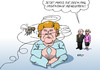 Cartoon: Merkel AfD (small) by Erl tagged afd,partei,rechts,rechtspopulistisch,landtagswahl,thüringen,brandenburg,stimmen,gewinn,cdu,umgang,reaktion,bundeskanzlerin,angela,merkel,meditieren,meditation,fliege