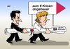 Cartoon: Merkel Sarkozy (small) by Erl tagged euro,krise,schulden,rettung,eu,vertrag,angela,merkel,nicolas,sarkozy,treffen,achse,deutschland,frankreich,berlin,paris