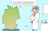 Cartoon: Migration (small) by Erl tagged politik,deutschland,angst,migration,flüchtlinge,zuwanderung,rechtsruck,afd,migräne,arzt,karikatur,erl