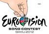 Cartoon: Mit Herz und... (small) by Erl tagged eurovision,song,contest,baku,aserbaidschan,menschenrechte,meinungsfreiheit,pressefreiheit,gefängnis,haft,herz