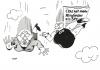 Cartoon: Mitgliederschwund (small) by Erl tagged spd,cdu,mitglied,parteimitglied,mitglieder,parteimitglieder,schwund,mitgliederschwund