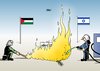 Cartoon: Nahost Brand (small) by Erl tagged israel,palästina,gaza,gazastreifen,hamas,raketen,luftangriff,militärschlag,rache,vergeltung,feuer,brand,nahost,feuerwehr,benzin