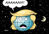 Cartoon: Neue Welt-Frisur (small) by Erl tagged usa,wahl,wahlsieg,präsident,donald,trump,frisur,überraschung,welt,erde,populismus,rassismus,sexismus,demokratie,wahlkampf,schlammschlacht,hillary,clinton,mond,sterne,weltall,karikatur,erl