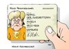 Cartoon: Neuer Personalausweis (small) by Erl tagged personalausweis,neu,merkel,angela,eu,euro,stabilität,rettung