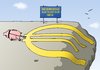 Cartoon: OECD Eurozone (small) by Erl tagged oecd,wirtschaft,weltwirtschaft,eurozone,schulden,krise,schuldenkrise,aussicht,einschätzung,rezession,sparkurs