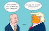Cartoon: Putin und Trump (small) by Erl tagged politik,angriff,überfall,krieg,putin,russland,ukraine,erfolglosigkeit,trump,usa,wirtschaft,karikatur,erl