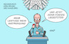 Cartoon: Regierungserklärung (small) by Erl tagged politik,bundestag,regierungserklärung,bundeskanzler,merz,leistung,anstrengung,trainer,liegestütze,karikatur,erl