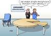 Cartoon: Runder Tisch (small) by Erl tagged ukraine,konflikt,russland,eu,usa,außenminister,steinmeier,runder,tisch,gespräche,verhandlungen,separatisten,prorussisch,abspaltung,diplomatie