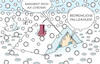 Cartoon: Schneefall (small) by Erl tagged politik,winter,wetter,sturm,eis,schnee,schneefall,erinnerung,fallzahlen,corona,pandemie,karikatur,erl
