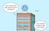 Cartoon: Sparkurs (small) by Erl tagged politik,auto,volkswagen,vw,manager,fehler,sparkurs,nullrunden,werksschließung,sparen,gehälter,boni,karikatur,erl