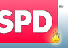 Cartoon: SPD Edathy (small) by Erl tagged edathy,affäre,kinderporno,rechner,information,spd,kollege,parteifreund,bkaparteispitze,aussage,lüge,untersuchungsausschuss,feuer,karikatur,erl