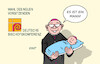Cartoon: Überraschung (small) by Erl tagged politik,religion,glaube,katholizismus,deutsche,bischofskonferenz,wahl,vorsitz,heiner,wilmer,mann,zölibat,karikatur,erl