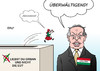Cartoon: Ungarn (small) by Erl tagged ungarn,regierung,orban,rechtspopulismus,referendum,aufnahme,flüchtlinge,eu,verteilung,wahlbeteiligung,niedrig,zustimmung,hoch,urne,niederlage,sieg,fremdenfeindlichkeit,egoismus,karikatur,erl