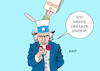 Cartoon: US-Leaks (small) by Erl tagged politik,usa,pentagon,verteidigungsministerium,geheimdienst,maulwurf,leck,leaks,dokumente,internet,krieg,ukraine,strategie,truppenstärke,uncle,sam,karikatur,erl