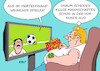 Cartoon: Viertelfinale (small) by Erl tagged politik,sport,fußball,wm2022,katar,deutschland,ausscheiden,vorrunde,aus,viertelfinale,brasilien,niederlande,portugal,england,fernsehen,fan,karikatur,erl